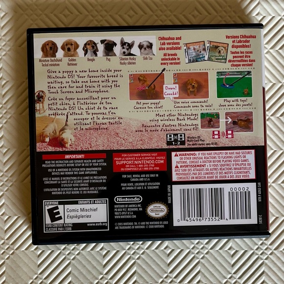 Nintendo DS Nintendogs Dachshund & Friends Game - Picture 6 of 6